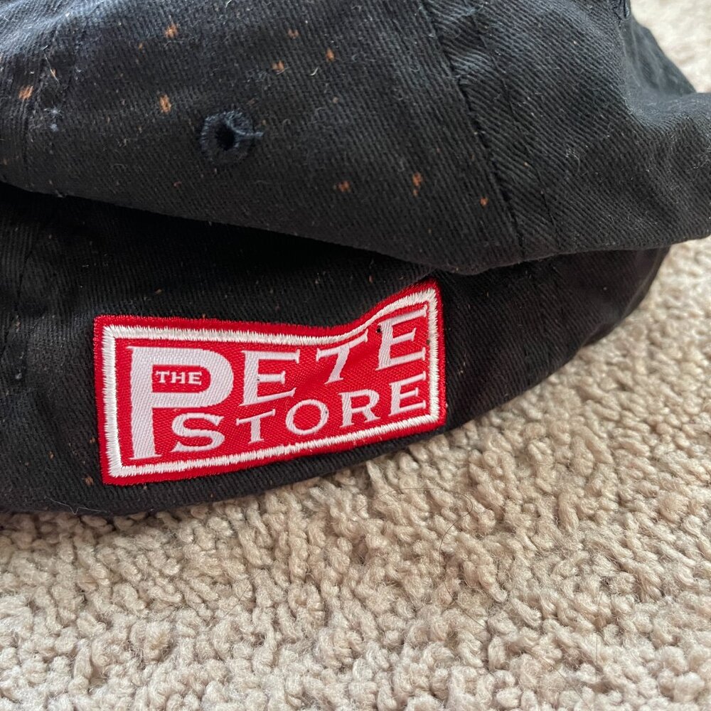 Peterbilt Bleach Splatter Distressed Trucker Hat … - image 4